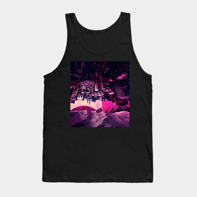 Big Upside Down City Tank Top by Frajtgorski